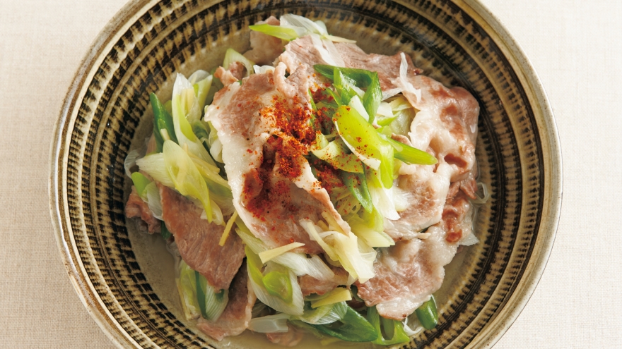 ねぎと豚肉の酒蒸し レシピ 河野 雅子さん みんなのきょうの料理 おいしいレシピや献立を探そう