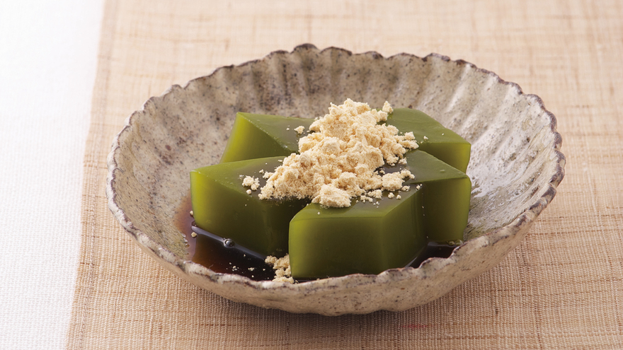 抹茶寒天 黒みつきな粉かけ レシピ 大原 千鶴さん みんなのきょうの料理 おいしいレシピや献立を探そう