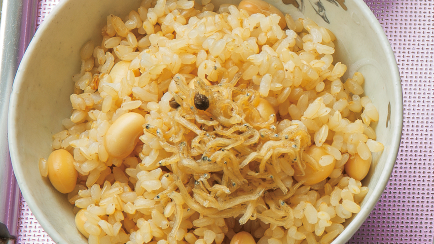 玄米大豆ご飯 レシピ 栗原 はるみさん みんなのきょうの料理 おいしいレシピや献立を探そう
