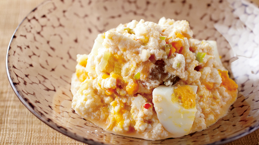 ザーサイとゆで卵のピータン豆腐風 レシピ 小田 真規子さん みんなのきょうの料理 おいしいレシピや献立を探そう