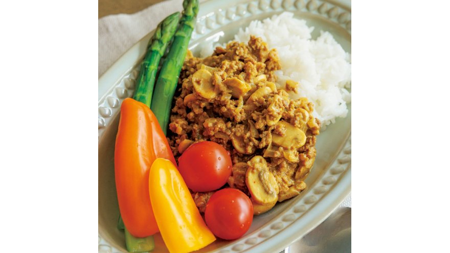 豚ひき肉のマヨカレー