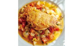 チキンソテー らっきょうソース