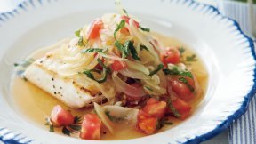 かじきのトマト薬味ソース