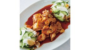 鶏肉のコチュジャン酢