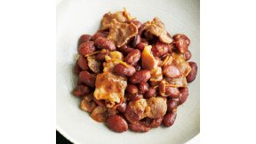 金時豆と豚肉の甘辛煮