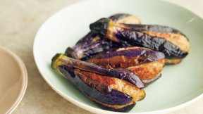 なすのはさみ揚げ