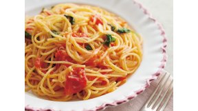 トマトのワンパンパスタ