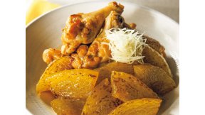 とうがんと鶏手羽元のしょうゆ煮