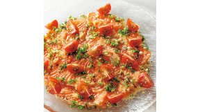 サーモンのカルパッチョ