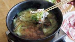 夏の梅しゃぶ鍋