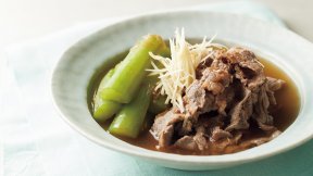 きゅうりと牛肉のサッと煮