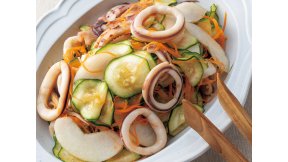 いかとズッキーニのすだちドレッシング