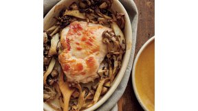 いろいろきのこのグリルチキン