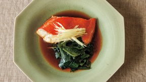 きんめだいとわかめの煮物