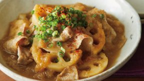 豚バラのダブルれんこん煮