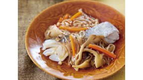 たらのきのこ甘酢あん