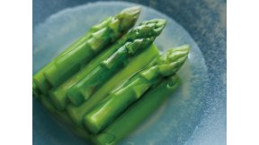 アスパラガスのすましスープあんかけ