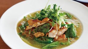 鶏もも肉の梅みぞれあんかけ