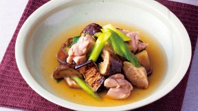 なすと鶏肉の焼きびたし