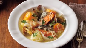 秋ざけと根菜のバター風味煮