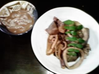 いかと里芋の煮物