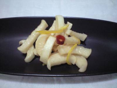 干し大根の甘酢漬け