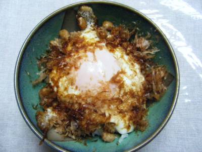 焼き納豆丼