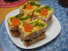 ケーキのような押しずし