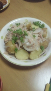 新じゃがと新たまねぎのサラダ