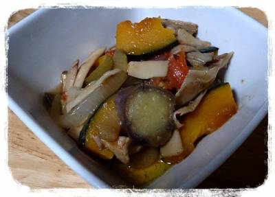 野菜のミックスグリル バルサミコソース