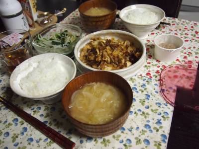 キャベツの肉みそ炒め