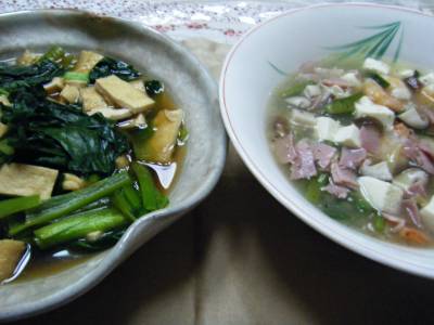 むきえびと豆腐の煮物