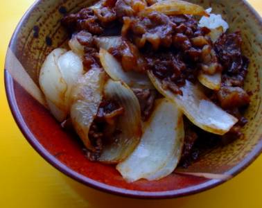 レトロ牛丼