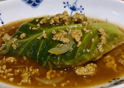 キャベツのカレー煮