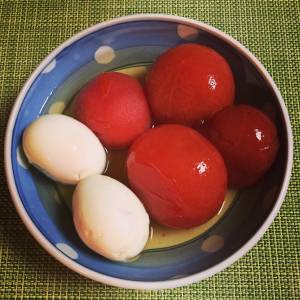 丸ごとトマトの夏おでん
