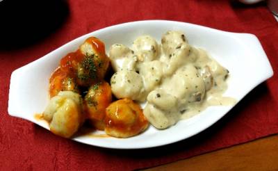 トマトソースのニョッキ