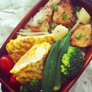 さけとじゃがいもの炊き込みご飯