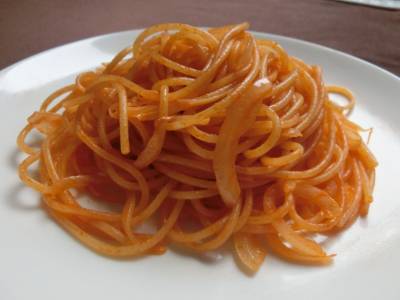 ゆでないナポリタン