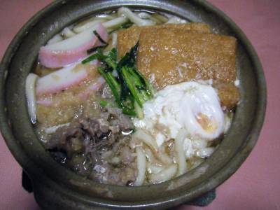 鍋焼きうどん