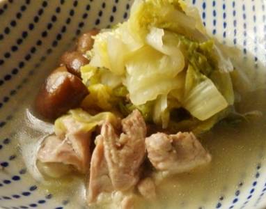 白菜の鶏スープ煮