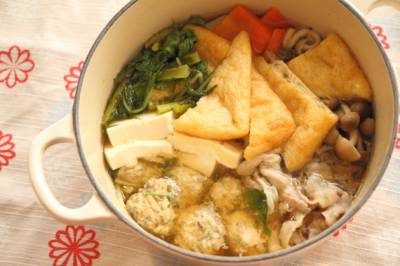 鶏だんご鍋