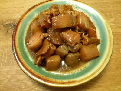 大根と鶏肉のみそ煮