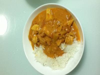 春野菜バターチキンカレー