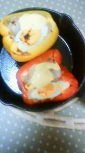 ピーマンのツナグラタン