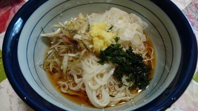 ぶっかけそうめん