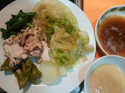 冷やししゃぶしゃぶ