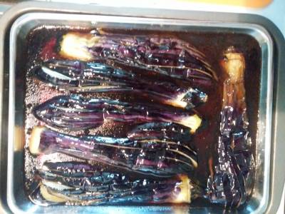 ひんやりなすの揚げびたし