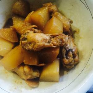 大根と鶏肉のみそ煮