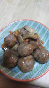 肉だんごの甘酢あん