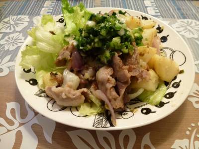 豚肉のねぎ塩焼き